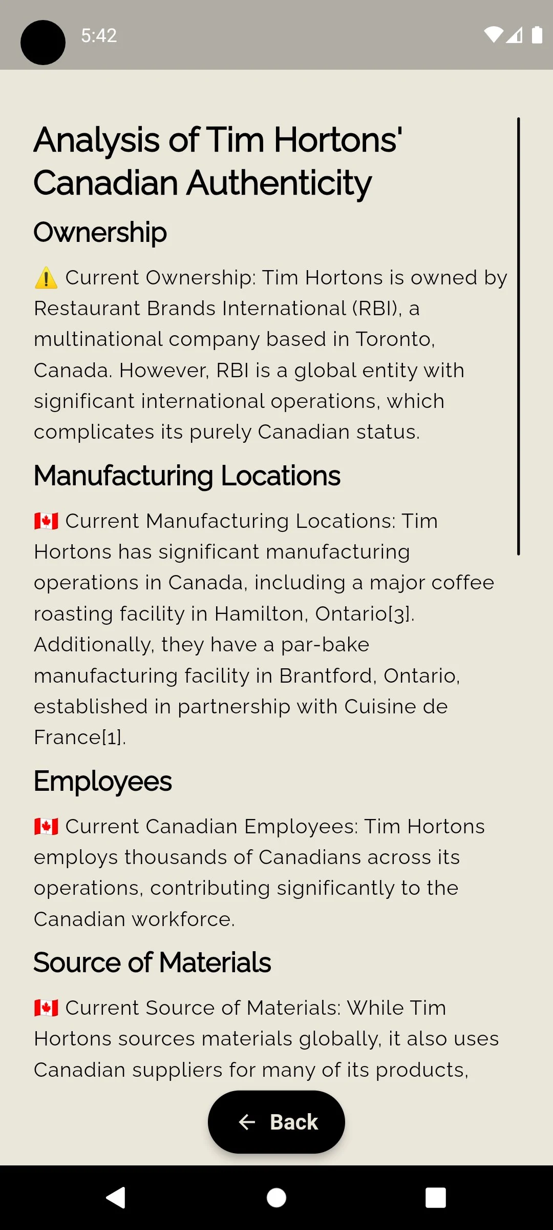 O SCANada screenshot